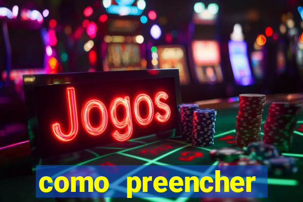 como preencher recibo de pagamento